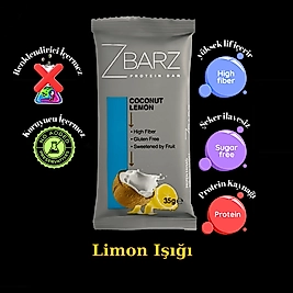 ZBARZ Limonlu Hindistan Cevizli Protein Bar 12 li